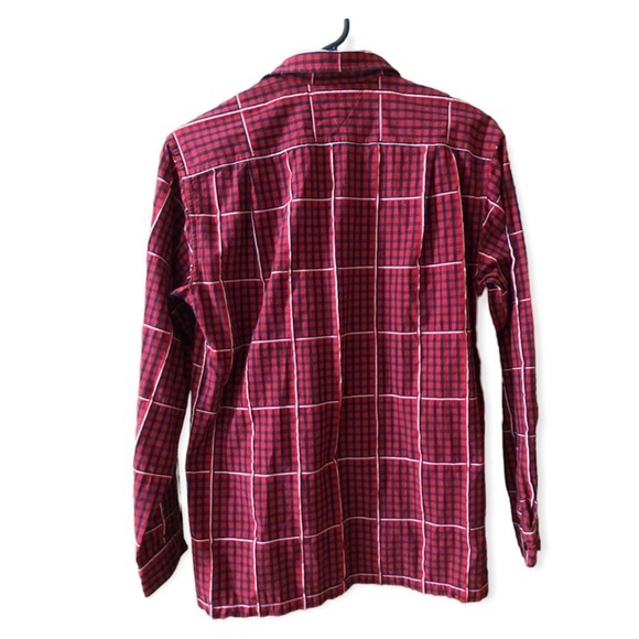 Tommy Hilfiger Size Lg  Red‎ Shirt Mens - Picture 2 of 5